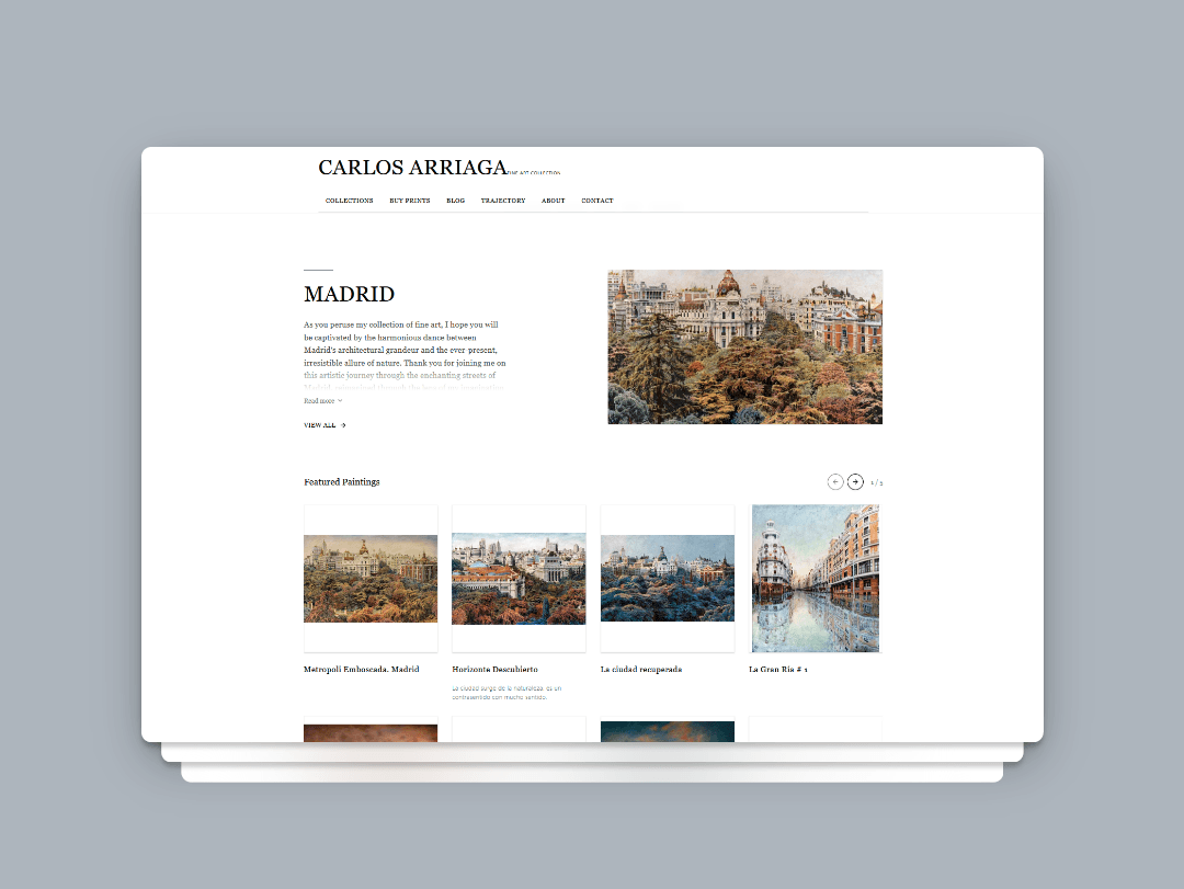 Carlosarriaga.com mockup 1