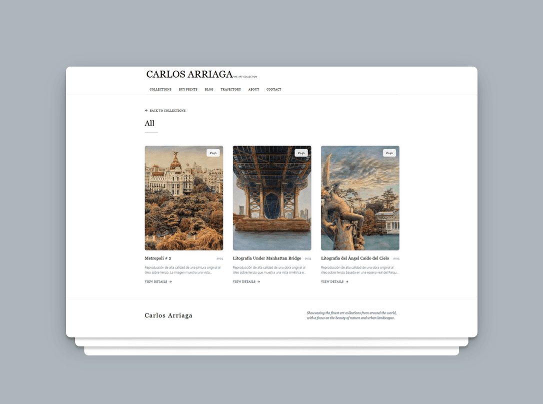 Carlosarriaga.com mockup 3